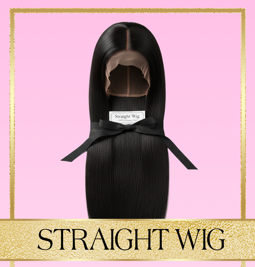 Straight wig